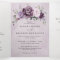Shades of Dusty Purple Blooms Moody Floral Wedding