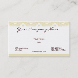 Shades of Gold Business Card