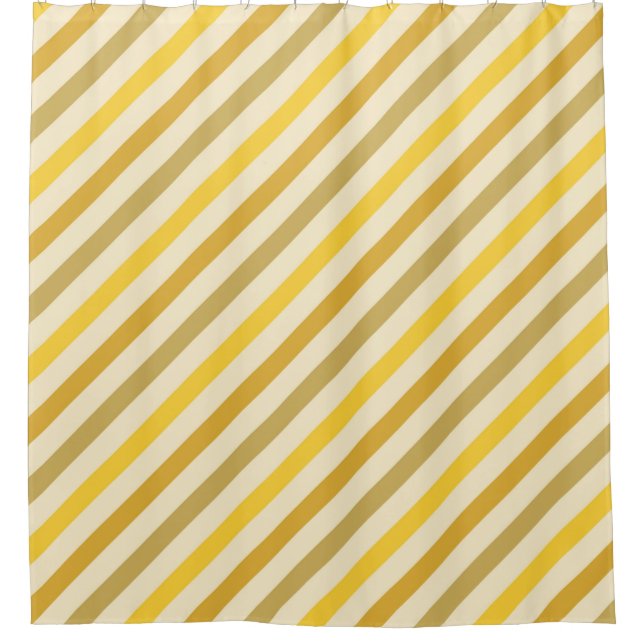 Shades of Gold Diagonal Stripe Modern (Front)