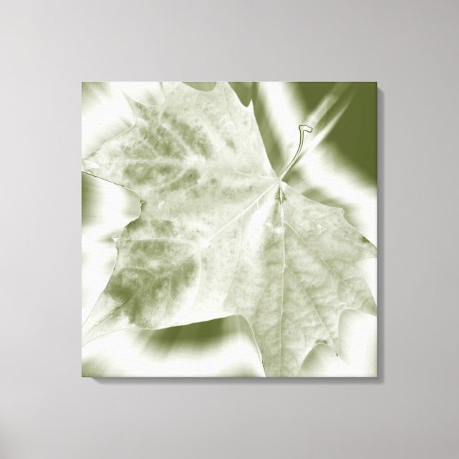 shades of green canvas print (Front)