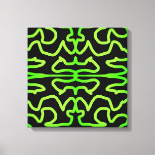 Shades of green canvas print