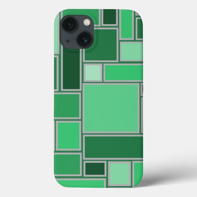 Shades of Green Case-Mate iPhone Case (Back)