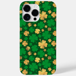SHADES OF GREEN & GOLD IRISH SHAMROCKS  Case-Mate iPhone 14 PRO MAX CASE