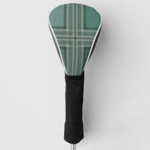 Shades of green golf head cover