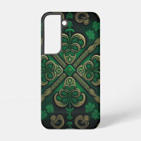 SHADES OF GREEN IRISH CELTIC SHAMROCKS