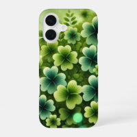 SHADES OF GREEN IRISH CLOVER SHAMROCKS