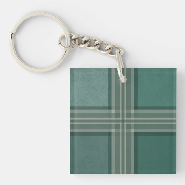 Shades of green keychain (Front)