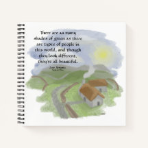 Shades of Green Notebook