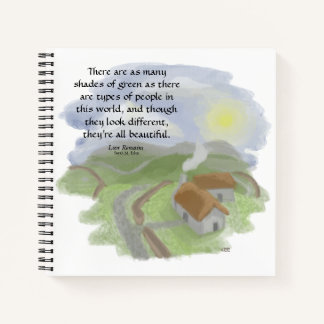 Shades of Green Notebook