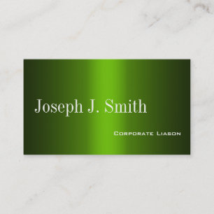 Shades of Green Professional Business Cards