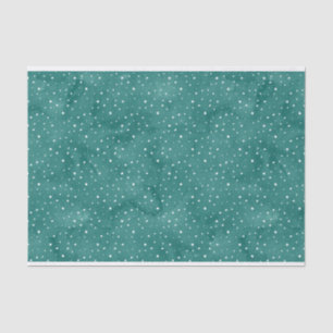 SHADES OF GREEN & WHITE RANDOM POLKA DOTS TISSUE PAPER