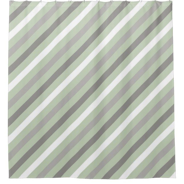 Shades of Grey Diagonal Stripe Modern (Front)