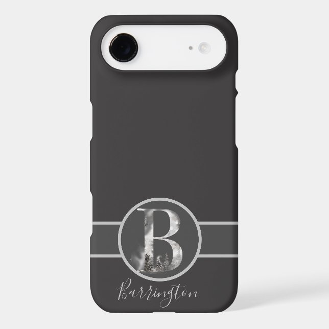 Shades of Grey, Personalized Monogram B (Back)