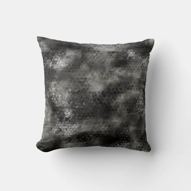 Shades of Grey Throw Pillow (Front)