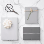 Shades of Grey Wrapping Paper 3 Set Flat Sheet<br><div class="desc">A beautiful colour trio of cloud,  silver and charcoal grey wrapping paper sheets. A compliment to your gifts for any special occasion,  event or holiday season.</div>