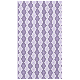 Shades of lavender diamond pattern tablecloth
