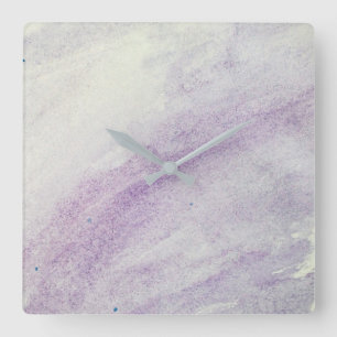 SHADES OF LILAC Acrylic Wall Clock