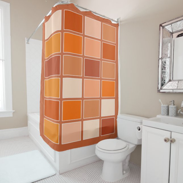Shades of Orange Blocks (In Situ)