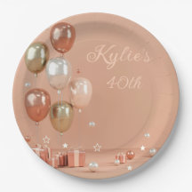 Shades of Pink Balloons 40th