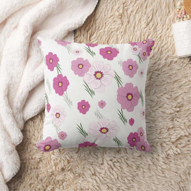 shades of pink bloomer throw pillow (Blanket)