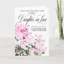 Shades of Pink Bouquet Valentine Daughter-in-Law