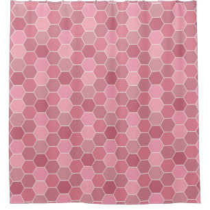 Shades of Pink Honeycomb Pattern