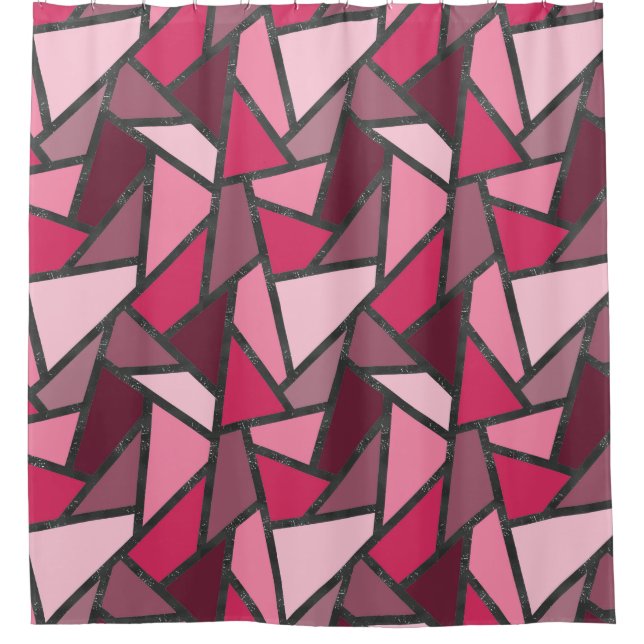 Shades of pink stained glass pattern (Front)