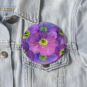 Shades of purple 4 inch round button