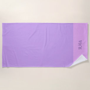 Shades of Purple  Beach Towel