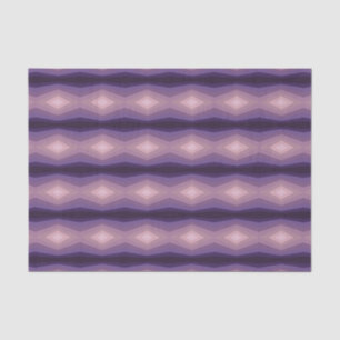 Shades Of Purple Geometric Abstract Art  Tissue Paper