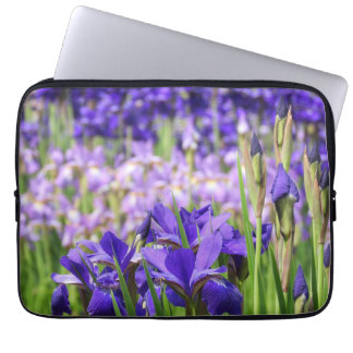 Shades of Purple Irises Laptop Sleeve
