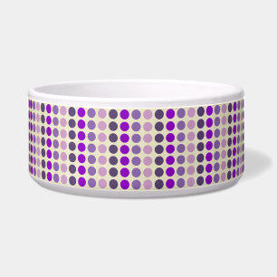 Shades of Purple Polka Dots by Shirley Taylor