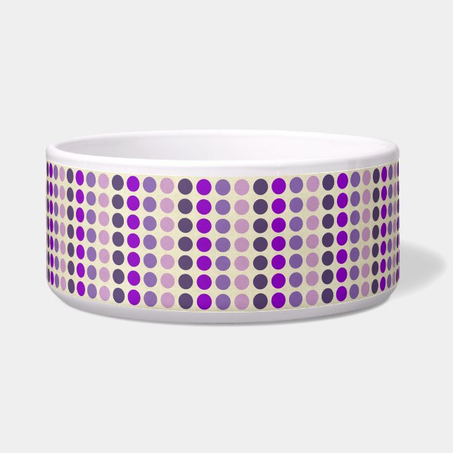 Shades of Purple Polka Dots by Shirley Taylor (Front)