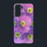Shades of purple samsung galaxy case<br><div class="desc">Flowers in shades of purple</div>