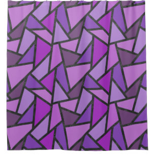 Shades of purple stained glass pattern