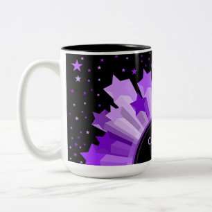 Shades Of Purple Starburst Mug