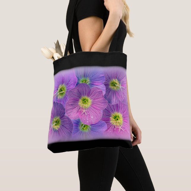 Shades of purple tote bag (Close Up)