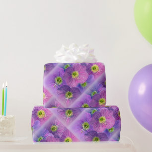 Shades of purple wrapping paper