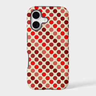 Shades of Red Polka Dots by Shirley Taylor