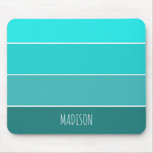 Shades of Teal custom personalized Mouse Pad