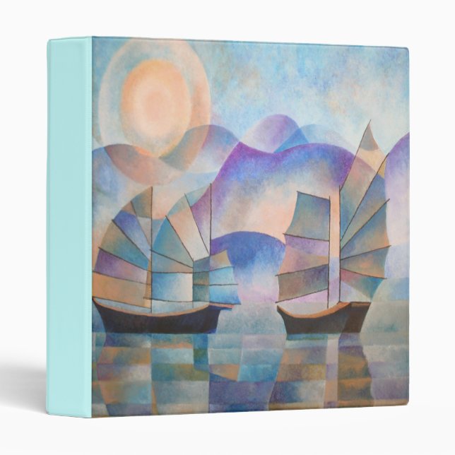 Shades of Tranquillity Oriental Junks Binder (Front/Spine)