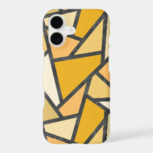 Shades of yellow stained glass pattern