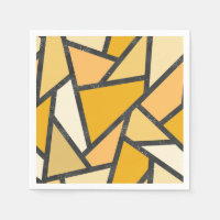 Shades of yellow stained glass pattern