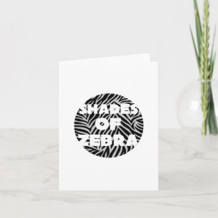 Shades of Zebra note cards