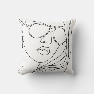 Shades Throw Pillow