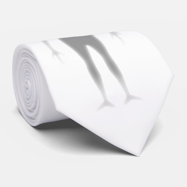 Shadow Alien Customizable printed background colou Tie (Rolled)