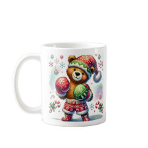 Shadow Boxing Holiday Bear
