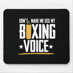 Shadow Boxing Punching Kickboxing G Gloves Boxer F Mouse Pad
