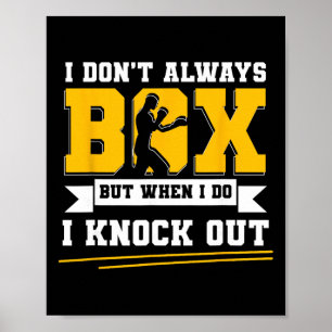 Shadow Boxing Punching Kickboxing G Gloves Boxer F Poster