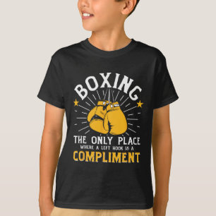 Shadow Boxing Punching Kickboxing G Gloves Boxer F T-Shirt